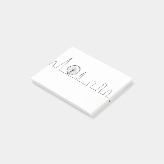 London Skyline Post-it® Notes (Schuin)