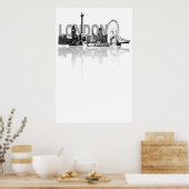 London Skyline Poster (Keuken)