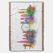 London Skyline - Rainbow Deken (Voorkant Verticaal)