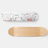 London Skyline Skateboard (Horizontaal)