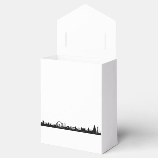 London Skyline Theme Party Favor Boxes Bedankdoosjes (Geopend)
