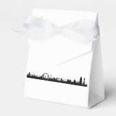London Skyline Theme Party Favor Boxes Bedankdoosjes (Voorkant Zijde)