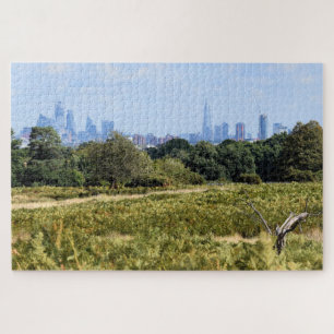 London Skyline van Richmond Park - 20x30 inch Legpuzzel