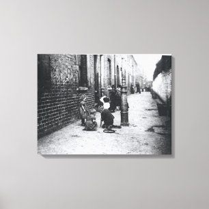 London Slums Canvas Afdruk