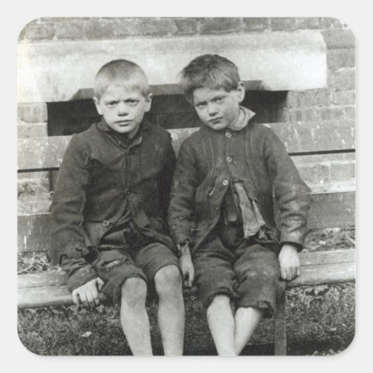 London Slums, The Boys Vierkante Sticker (Voorkant)