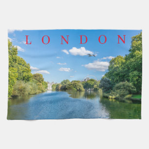 London St.James's Park vue serviette de thé
