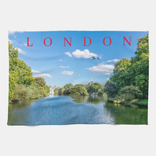 London St.James's Park vue serviette de thé (Horizontal)