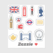 London Stickers (Vel)