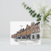 London Street Scene Briefkaart (Staand voorkant)