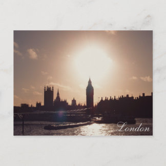 London Sunset Briefkaart