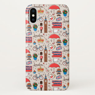 London Symbols Pattern iPhone X Hoesje