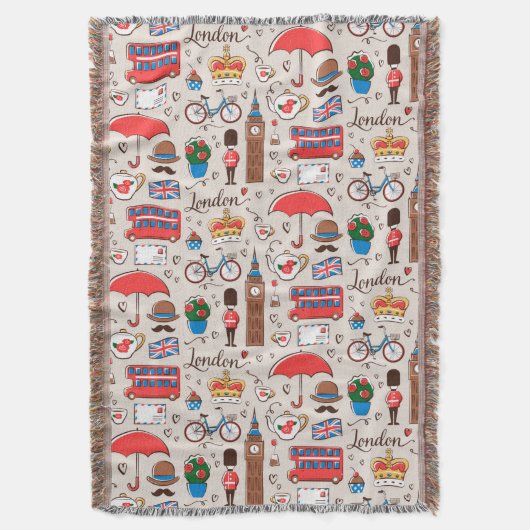 London Symbols Pattern Deken (Voorkant Verticaal)
