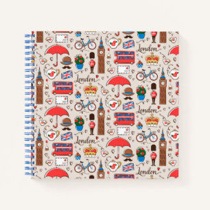 London Symbols Pattern Notitieboek
