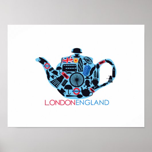 London Tea Poster (Voorkant)