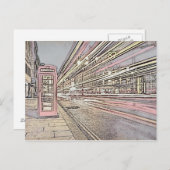London Telephone Booth Briefkaart (Voorkant / Achterkant)
