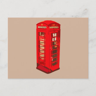 London Telephone Cell Briefkaart