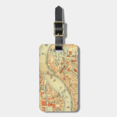 London Thames  Map Bagagelabel (Voorkant verticaal)