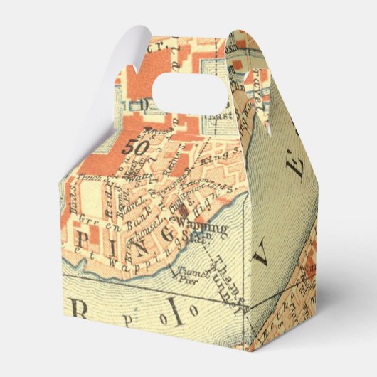 London Thames Map Bedankdoosjes (Achterkant)