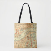 London Thames Map Draagtas (Voorkant)