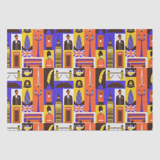 London Thed Tissue Paper Tissuepapier (Voorkant)