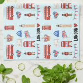 London Theme Kitchen Theedoek (Gevouwen)