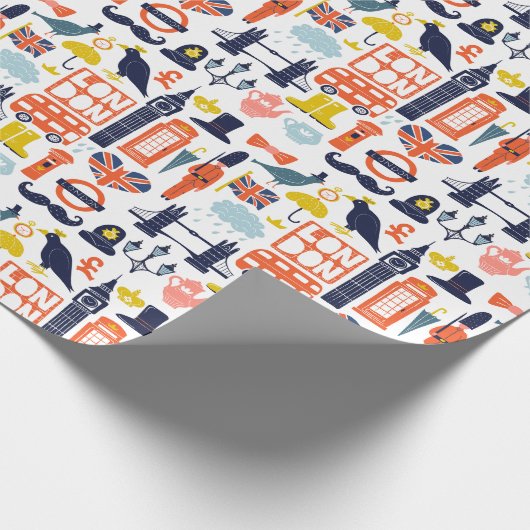 London Thgerespecteerd Cadeaupapier (Hoek)