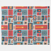 London Thgerespecteerd Fleece Deken (Voorkant (Horizontaal))