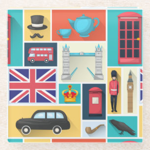 London Thgerespecteerd Glazen Onderzetter