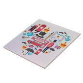 London Thgerespecteerd Tegeltje (Zijkant)