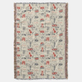 London Throw Deken (Voorkant Verticaal)
