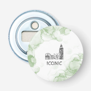 London Tone Waterverf Button Flesopener