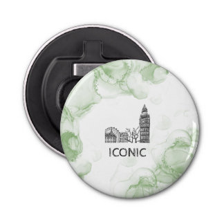 London Tone Waterverf Button Flesopener