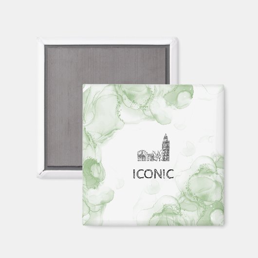 London Tone Waterverf Magneet (Voorkant / Achterkant)