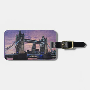 London Tower Bridge Bagage Label