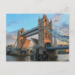 London Tower Bridge British Travel Briefkaart