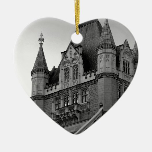 London Tower Bridge Close Keramisch Ornament (Voorkant)