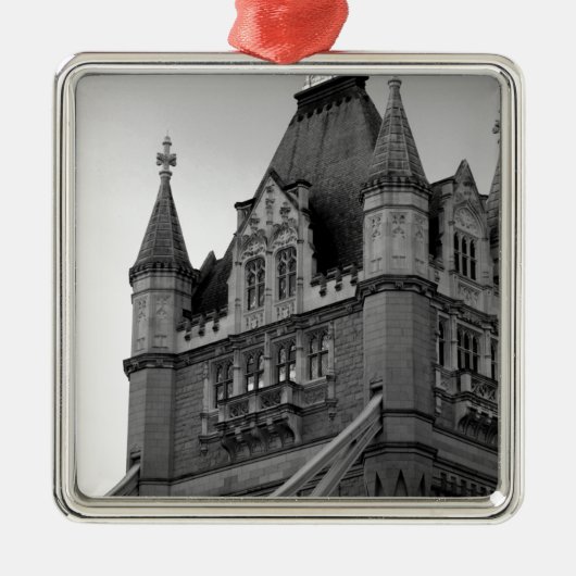 London Tower Bridge Close Metalen Ornament (Voorkant)