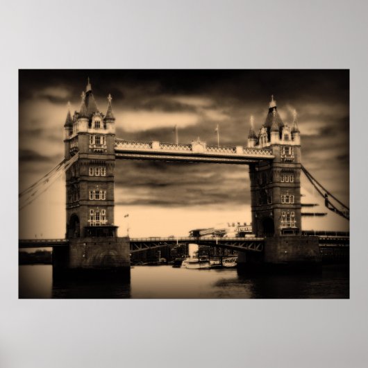 London Tower Bridge Poster (Voorkant)