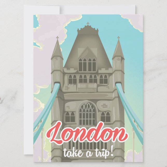 London Tower Bridge Reisposter (Voorkant)