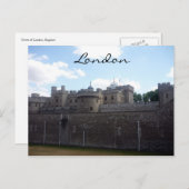 london tower england briefkaart (Voorkant / Achterkant)