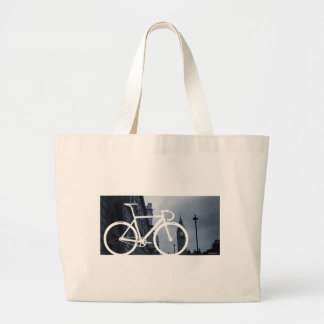 London Track Bicycle Grote Tote Bag