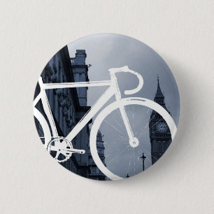 London Track Bicycle Ronde Button 5,7 Cm