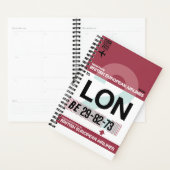 London - Travel Planner 2026 (Devant avec enveloppe)