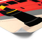 London Travel   Pop Art Poster (Hoek)