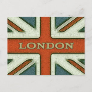 London UK Flag Briefkaart