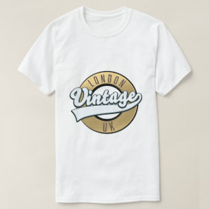 London UK retro logo. T-shirt