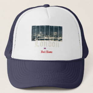 London Uk Skyline United Kingdom Trucker Pet