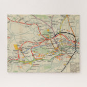 London Underground Railways Map Legpuzzel (Horizontaal)