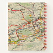 London Underground Railways Map Notitieboek (Achterkant)