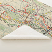 London Underground Railways Map Sherpa Deken (3/4)